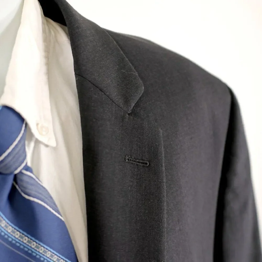 Pronto Uomo Platinum Wool Gray 2 Button‎ Blazer 48R Or Slim Fit 50R